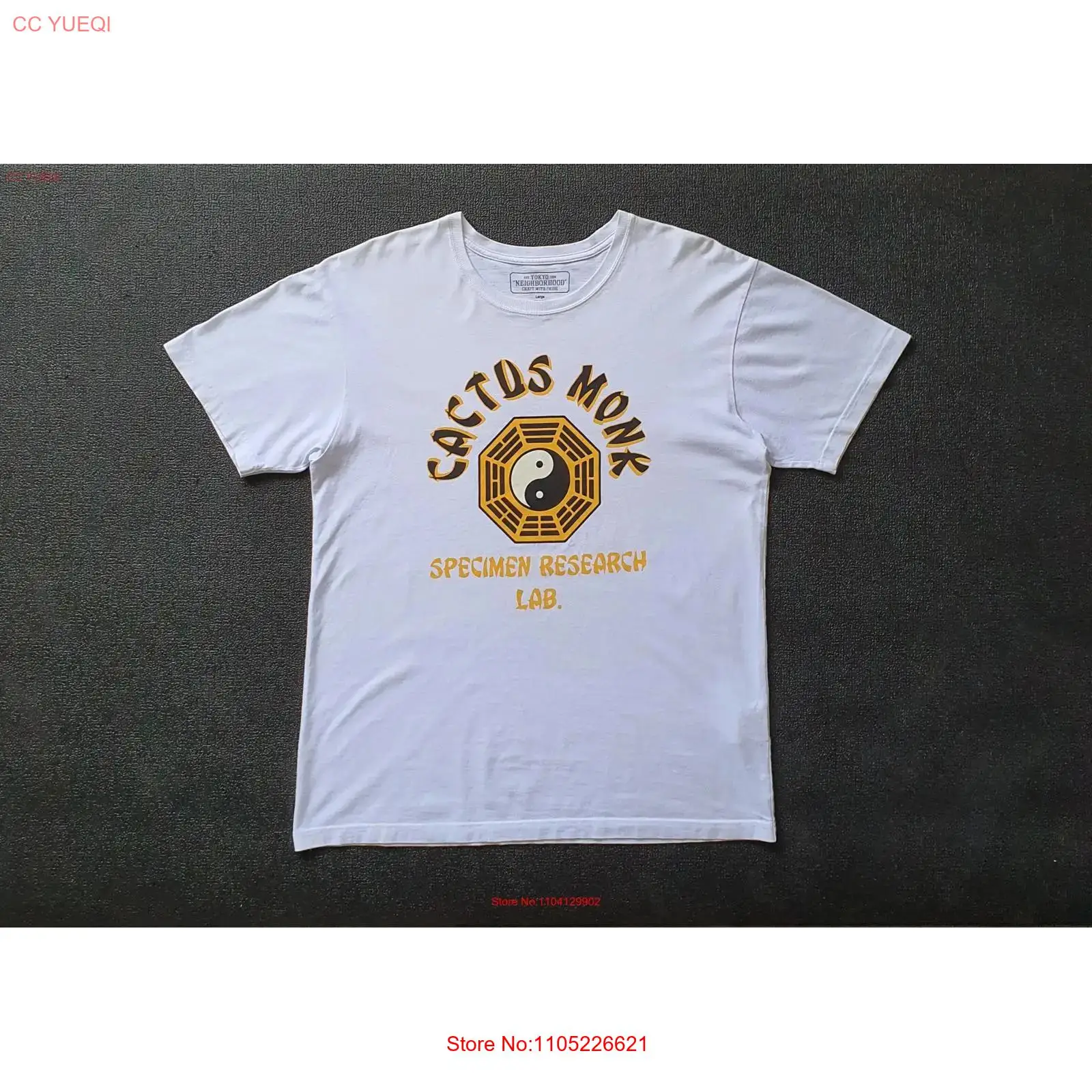 Japanese Brand Streetwear Vintage - T-shirt NEIGHBORHOOD NBHD Japan Cactus Monk