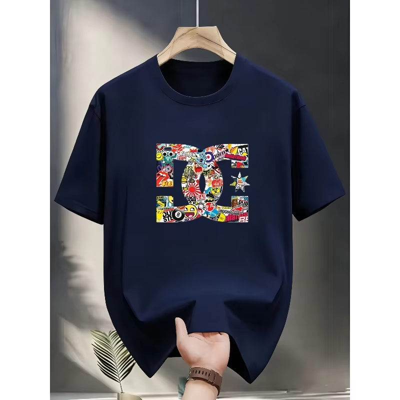 Streetwear Brand Trends - T-shirt Oversize Imprimé de Marque de