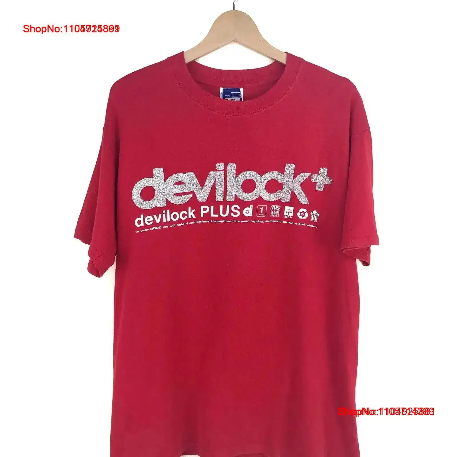 Japanese Brand Streetwear Vintage - T-shirt vintage DEVILOCK PLUS streetwear taille