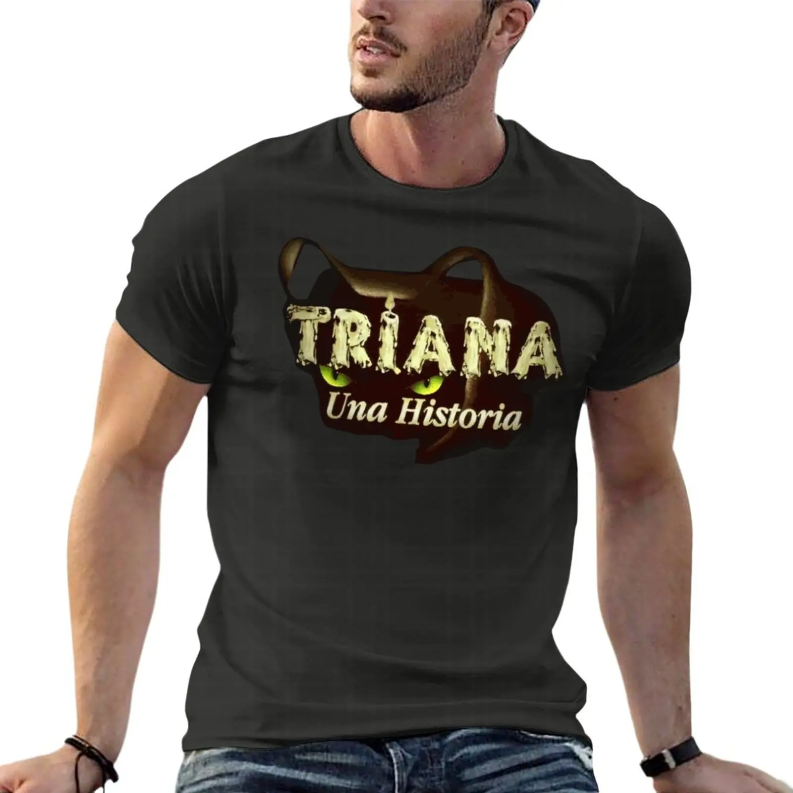 Streetwear Clothing Brand - Triana Una Historia-T-Shirt Surdimensionné pour Homme,