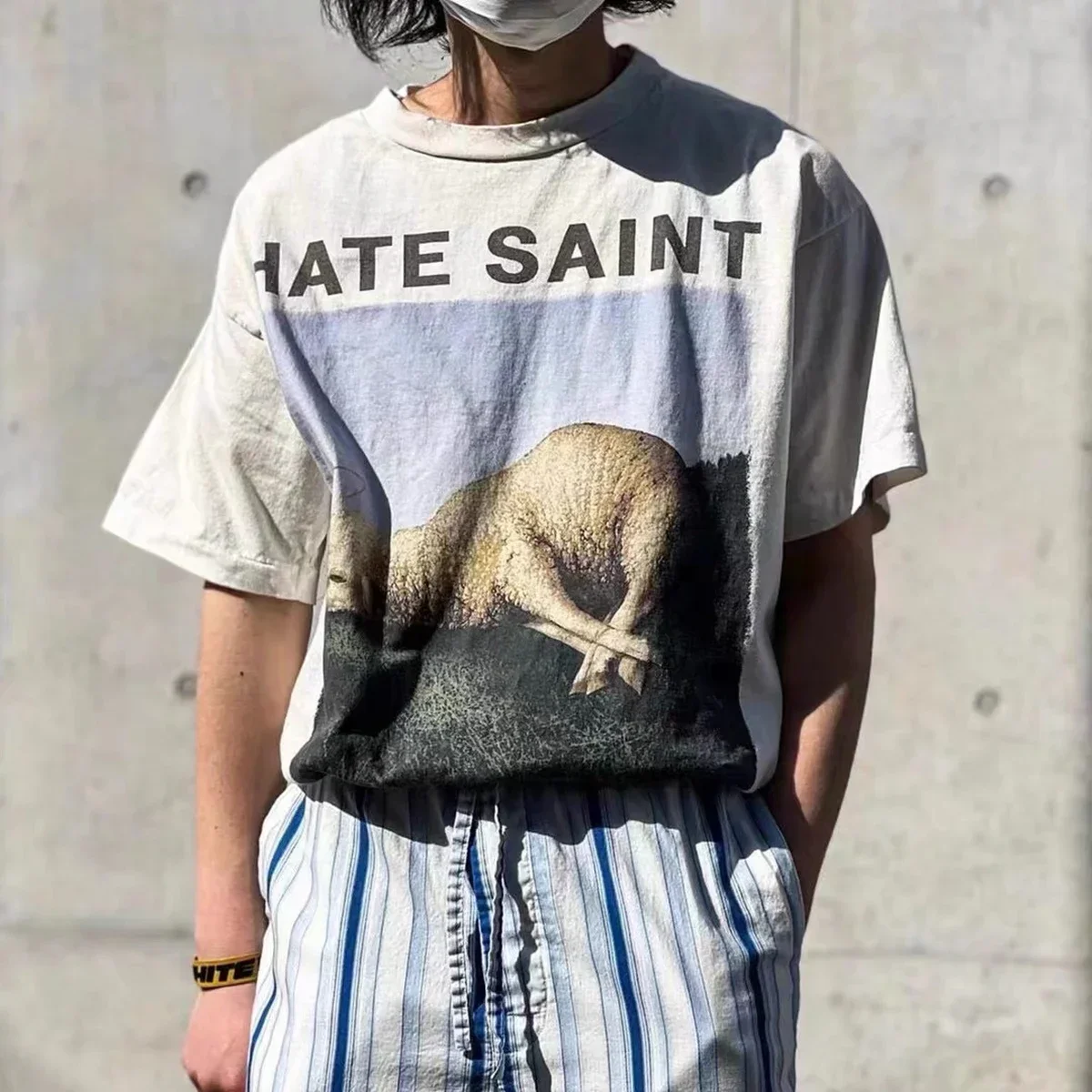 Yao-T-shirt imprimé Saint Of M - Japanese Brand Streetwear Vintage avis et prix