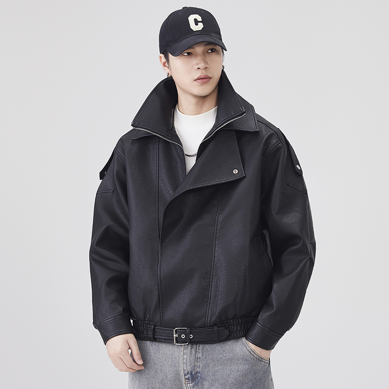 Automne hiver veste en cuir ho - Streetwear Clothing Brand avis et prix