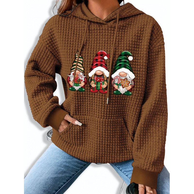 Sweat à capuche imprimé Noël p - Streetwear Brand Collection avis et prix