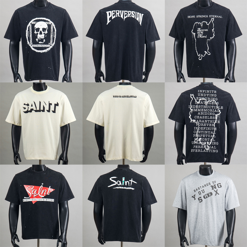 T-shirt Saint rétro américain  - Streetwear Brand Trends avis et prix