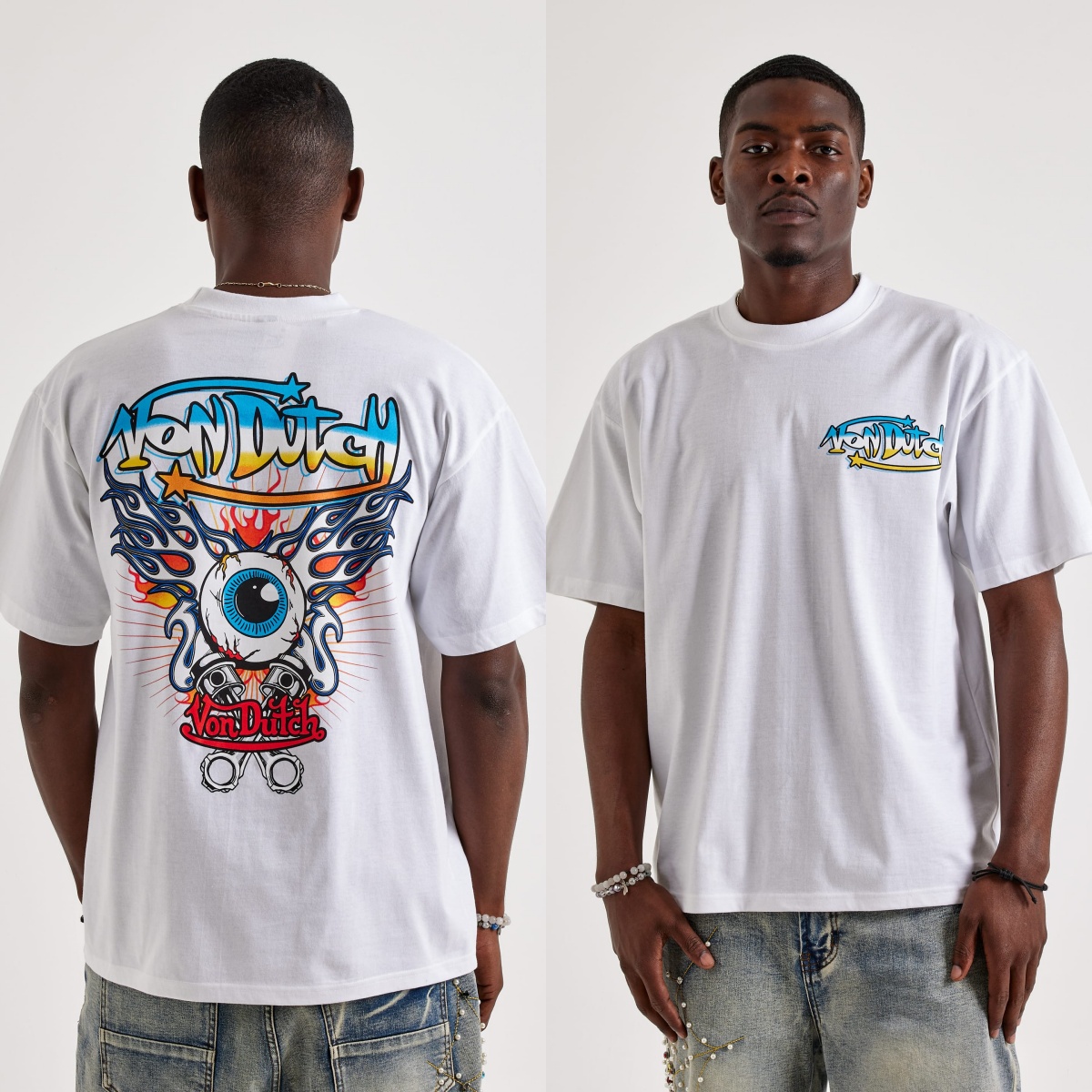 T-shirt en coton avec logo Fly - Streetwear Brand With Eye avis et prix